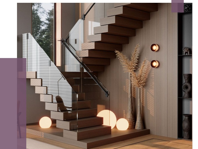 Изготовление и монтаж лестниц в Большой Камне от 86199 руб. | ПРОЛЁТ-Бль