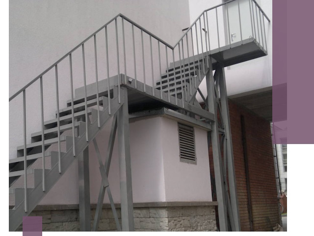 Монтаж пожарных лестниц под ключ в Большой Камне с гарантией качества