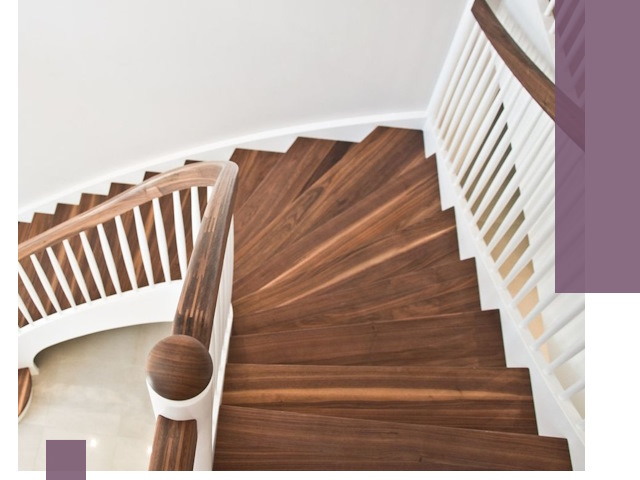 Деревянные лестницы под ключ в Большой Камне — изготовление и монтаж