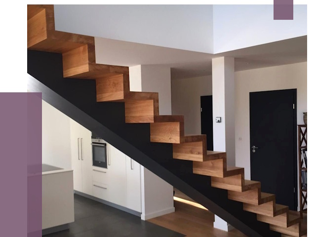 Изготовление деревянных лестниц в Большой Камне от 86199 руб. | ПРОЛЁТ-Бль