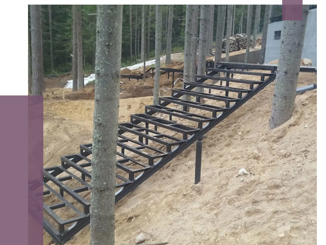 Монтаж металлических лестниц в Большой Камне от 13437 руб. 