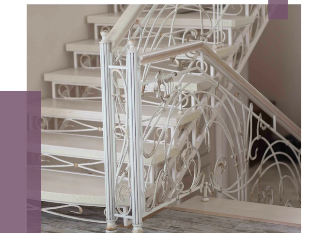 Изготовление кованых лестниц на заказ в Большой Камне от 86199 руб. | ПРОЛЁТ-Бль