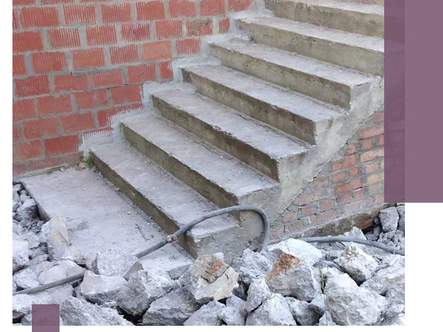 Демонтаж бетонных лестниц в Большой Камне: быстро и безопасно