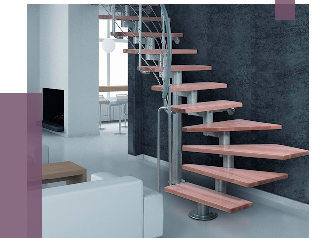 Модульные лестницы в Большой Камне от 16733 руб. — купить в ПРОЛЁТ-Бль