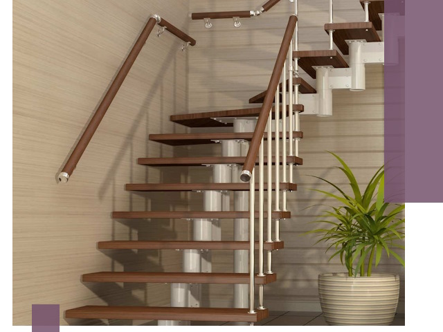 Изготовление модульных лестниц под ключ в Большой Камне