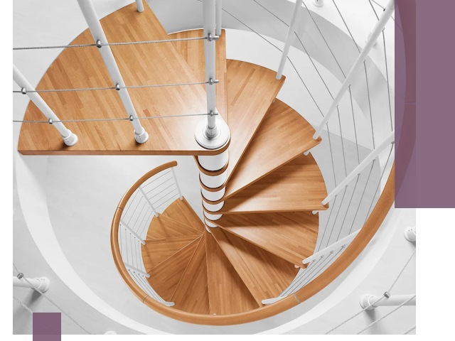 Изготовление винтовых лестниц под ключ в Большой Камне