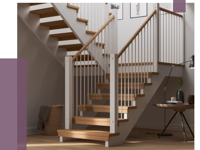 Маршевые лестницы в Большой Камне от 37775 руб. — монтаж | ПРОЛЁТ-Бль