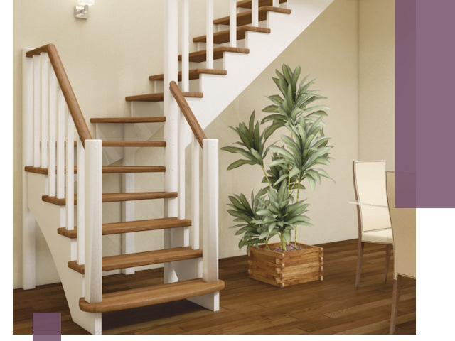 Г-образные лестницы под ключ в Большой Камне — изготовление и монтаж