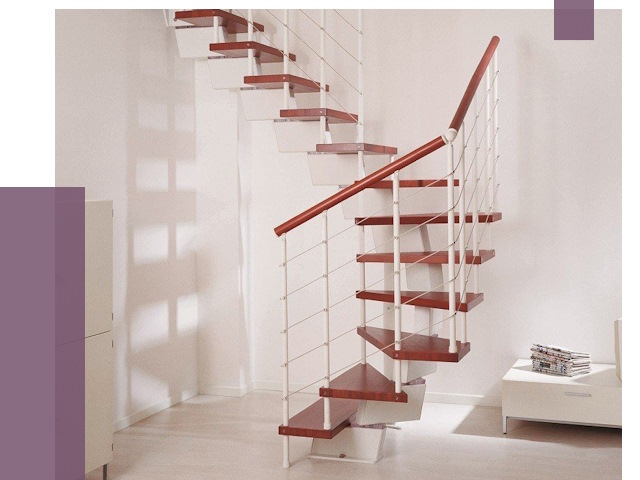 Изготовление лестниц на больцах в Большой Камне от 9634 руб. | ПРОЛЁТ-Бль