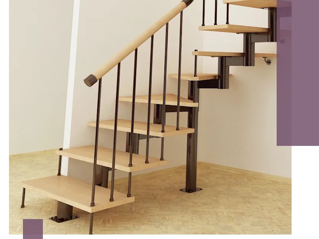 Монтаж лестниц на больцах в Большой Камне — быстро и надежно