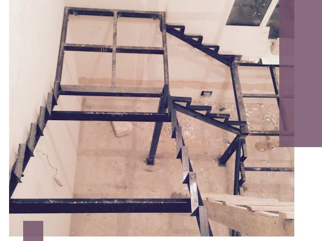 Монтаж лестниц на металлокаркасе в Большой Камне быстро и качественно