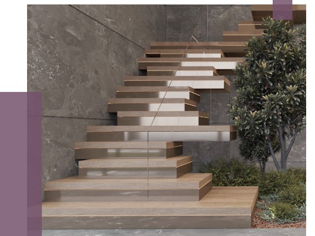 Современные лестницы в Большой Камне от 13690 руб. | ПРОЛЁТ-Бль