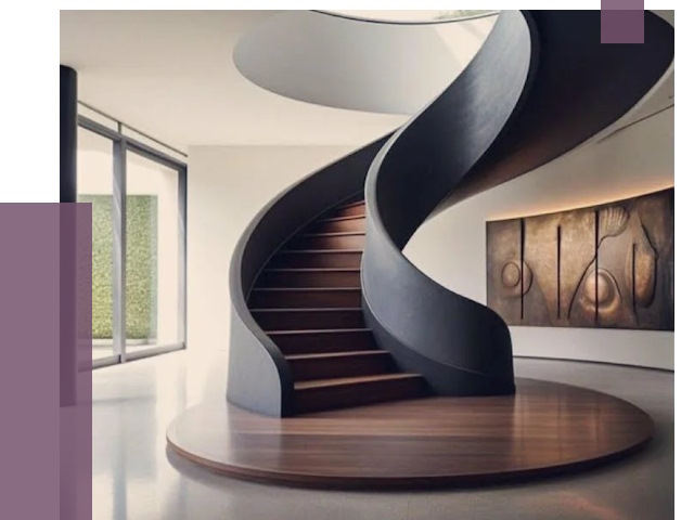 Элитные лестницы под заказ в Большой Камне от 187609 руб. — ПРОЛЁТ-Бль