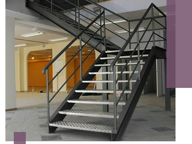 Лестницы для офиса в Большой Камне: изготовление, монтаж, демонтаж