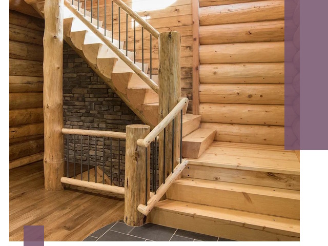 Лестницы в баню под заказ и профессиональный монтаж в Большой Камне