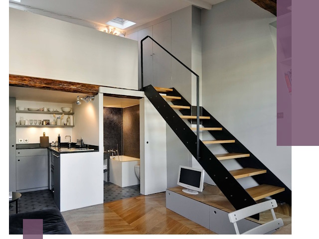 Лестницы на антресоль под ключ в Большой Камне — изготовление и монтаж