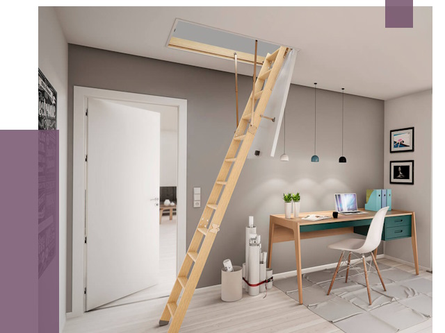 Чердачные лестницы в Большой Камне — от 14451 руб. | ПРОЛЁТ-Бль