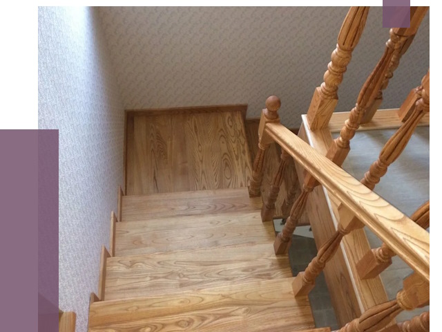 Сосновые лестницы в Большой Камне под ключ от 8011 руб.  | ПРОЛЁТ-Бль