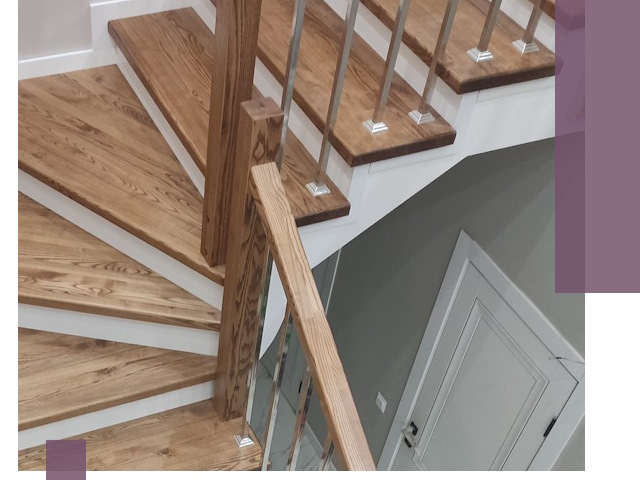 Обшивка металлических лестниц под ключ в Большой Камне