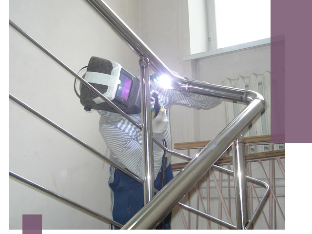 Монтаж перил и ограждений качественно в Большой Камне