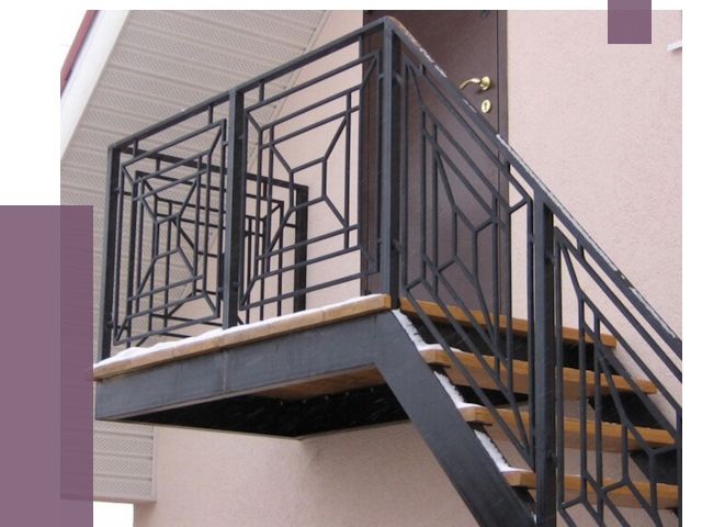 Металлические перила в Большой Камне от 4259 руб.  | ПРОЛЁТ-Бль