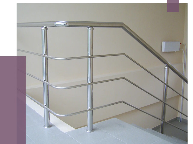 Алюминиевые перила в Большой Камне от 6287 руб. под ключ | ПРОЛЁТ-Бль