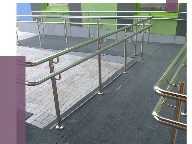 Ограждения пандусов в Большой Камне от 4310 руб. монтаж | ПРОЛЁТ-Бль