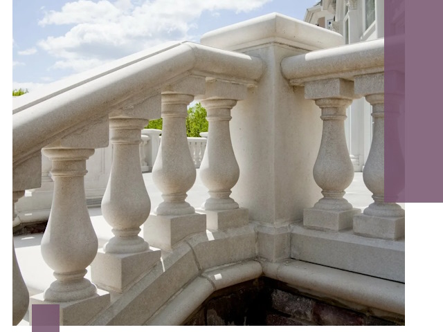 Балюстрады из металла и камня под ключ в Большой Камне