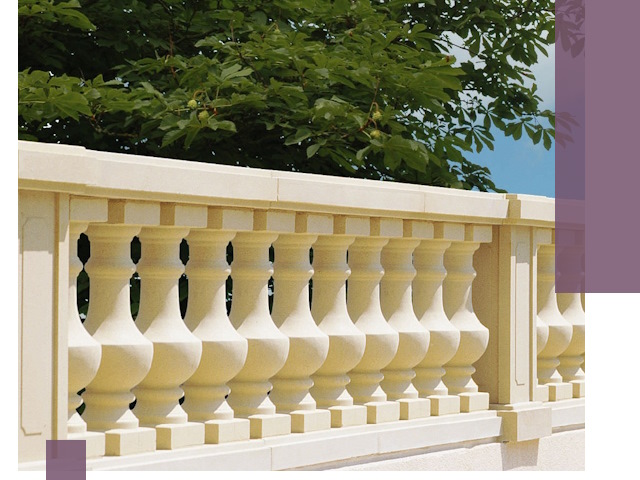 Установка балюстрады в Большой Камне: изготовление и монтаж под ключ