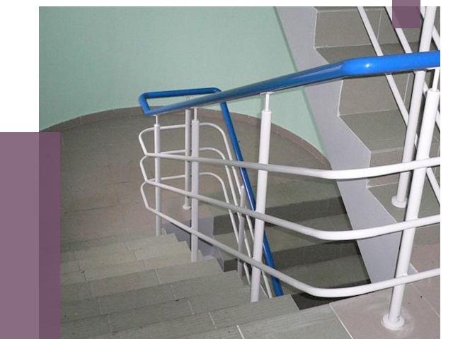 Перила в подъезде в Большой Камне — установка и замена от 7352 руб. | ПРОЛЁТ-Бль