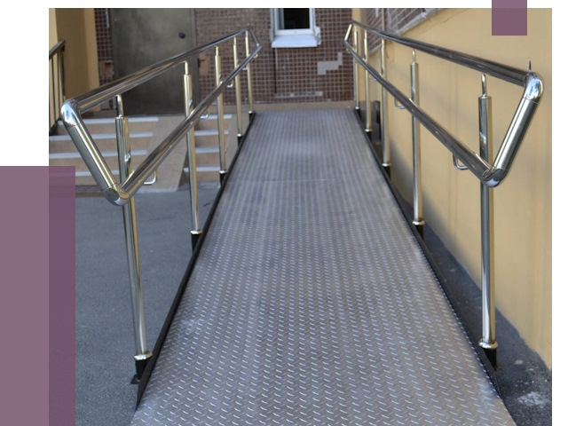 Пандусы в Большой Камне от 12169 руб. — установка для инвалидов | ПРОЛЁТ-Бль