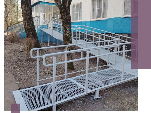 Пандусы под ключ в Большой Камне: изготовление, монтаж и демонтаж