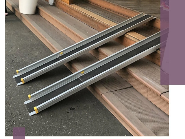 Телескопические пандусы под ключ в Большой Камне — изготовление и монтаж