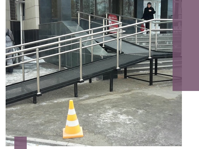 Стационарные пандусы под ключ в Большой Камне — изготовление и монтаж