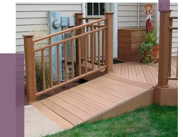 Пандус на крыльцо в Большой Камне под ключ от 7707 руб.