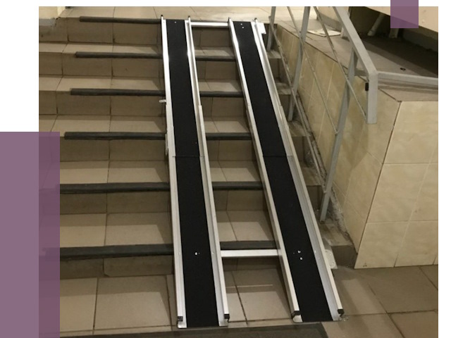 Установка пандуса в подъезд в Большой Камне от 7910 руб. под ключ | ПРОЛЁТ-Бль