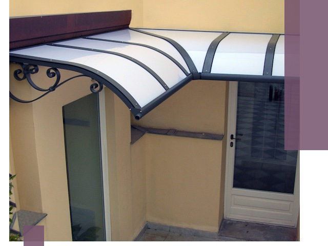 Монтаж козырьков любой сложности в Большой Камне под ключ