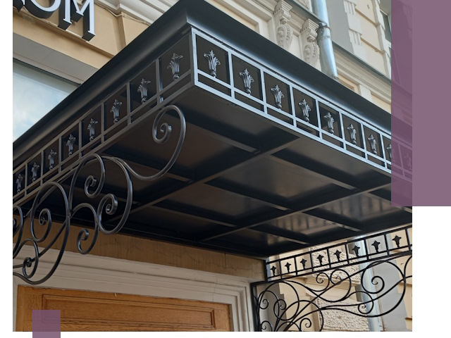 Ремонт козырьков и навесов в Большой Камне — быстро и качественно