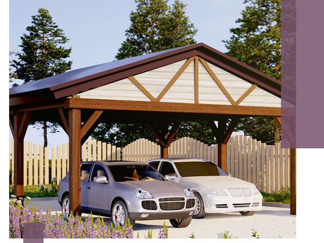 Навесы для автомобиля в Большой Камне — изготовление и монтаж