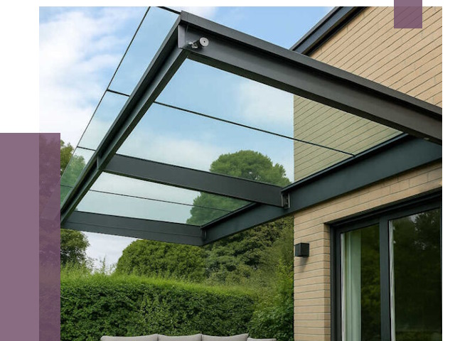 Стеклянные навесы и козырьки в Большой Камне от 12169 руб.