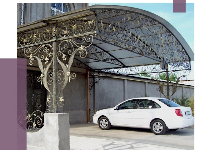 Кованые навесы в Большой Камне от 14451 руб. | ПРОЛЁТ-Бль