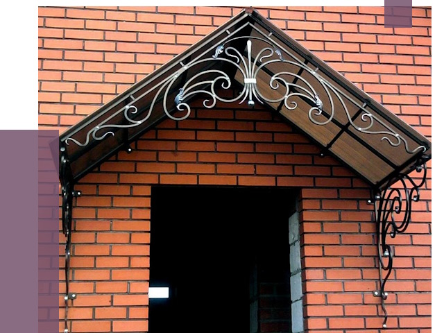 Металлические козырьки в Большой Камне от 10597 руб. 