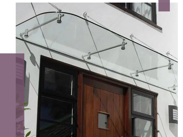 Стеклянные козырьки в Большой Камне от 18761 руб. | ПРОЛЁТ-Бль