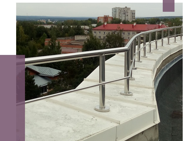 Парапеты и ограждения кровли в Большой Камне от 4918 руб.