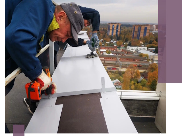 Монтаж парапетов в Большой Камне — установка прочных металлических ограждений