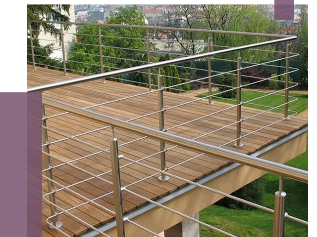 Алюминиевые парапеты в Большой Камне под ключ от 7707 руб. 