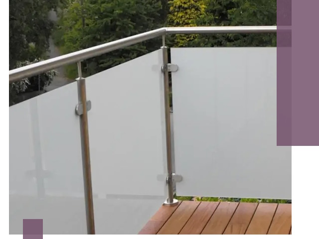 Алюминиевые парапеты для балконов и террас в Большой Камне