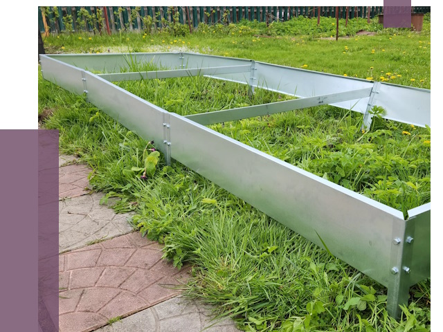 Металлические бордюры для грядок в Большой Камне от 1775 руб.