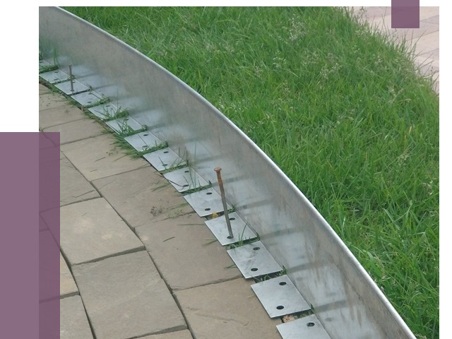 Металлические бордюры для тротуаров в Большой Камне от 8620 руб.