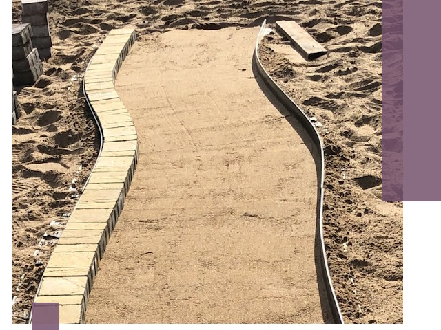 Металлические бордюры для тротуаров в Большой Камне — прочные и долговечные